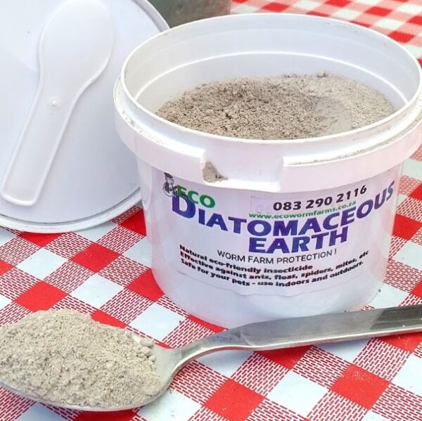Diatomaceous Earth from Eco Worm Farms is a 100% Organic Pesticide.