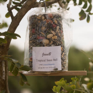 Tropical seed bell ideal for parrots