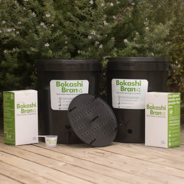 Bokashi Bran Starter kit for composting food waste.