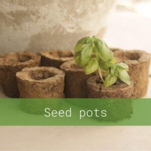SeedPod Seed pots collection picture on the gardening gone wild planet friendly sustainable shop