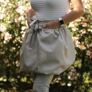 The gathering apron from GGW as seen from the front.